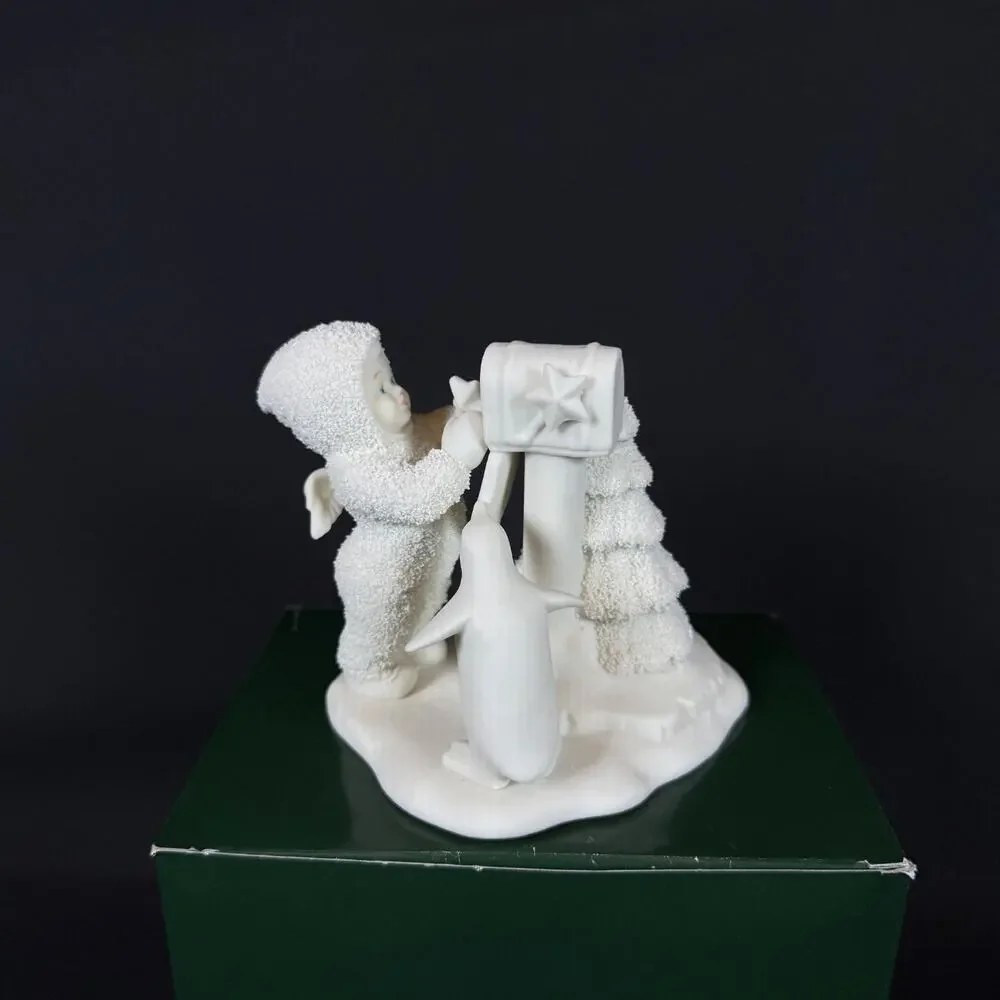 Retired Department 56 Snowbabies You Didn't Forget Me Figurine w/Box 4.5